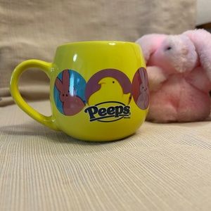 Easter Marshmallow Peeps Coffee Mug Yellow 2021 Just Born Candy Rounded Tea Cup